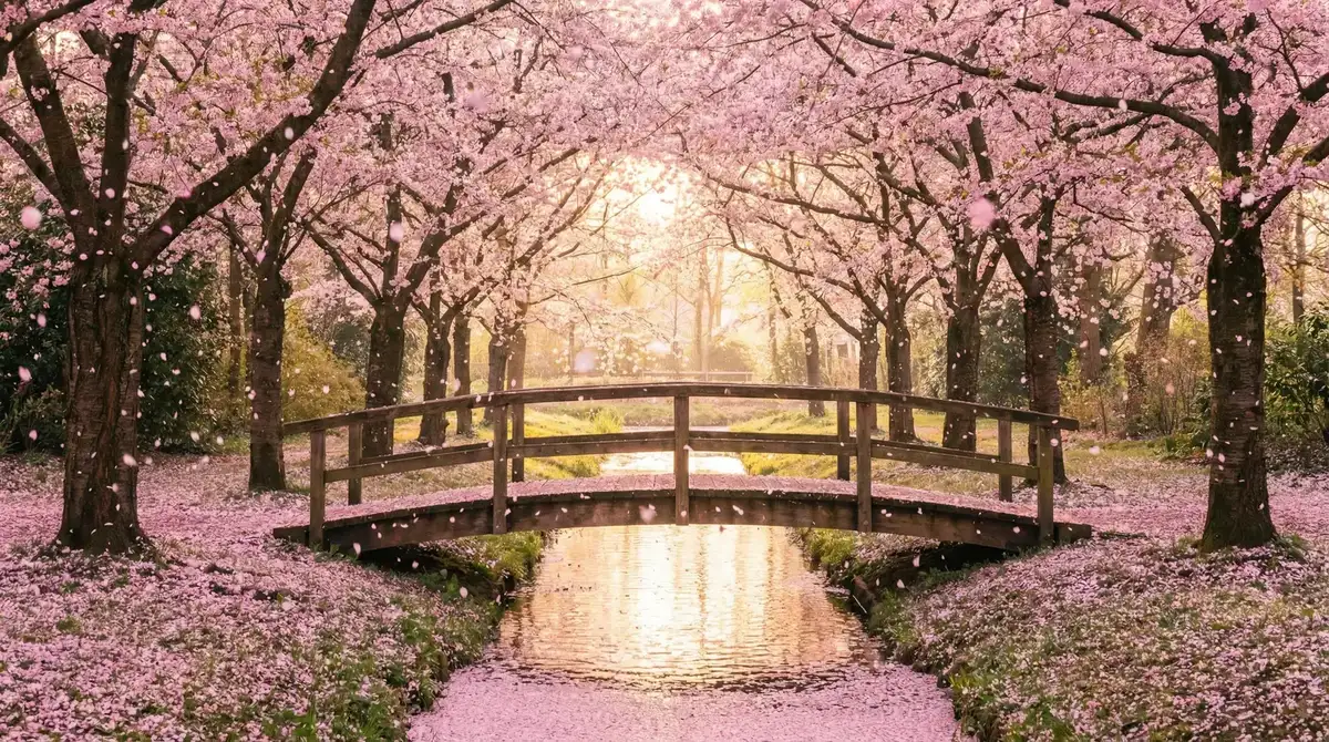 樱花桥畔 - 免费色情网站 唯美风景